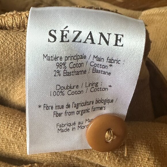Sézane Austin trousers in caramel ~ size FR38, NWOT! - Picture 5 of 10